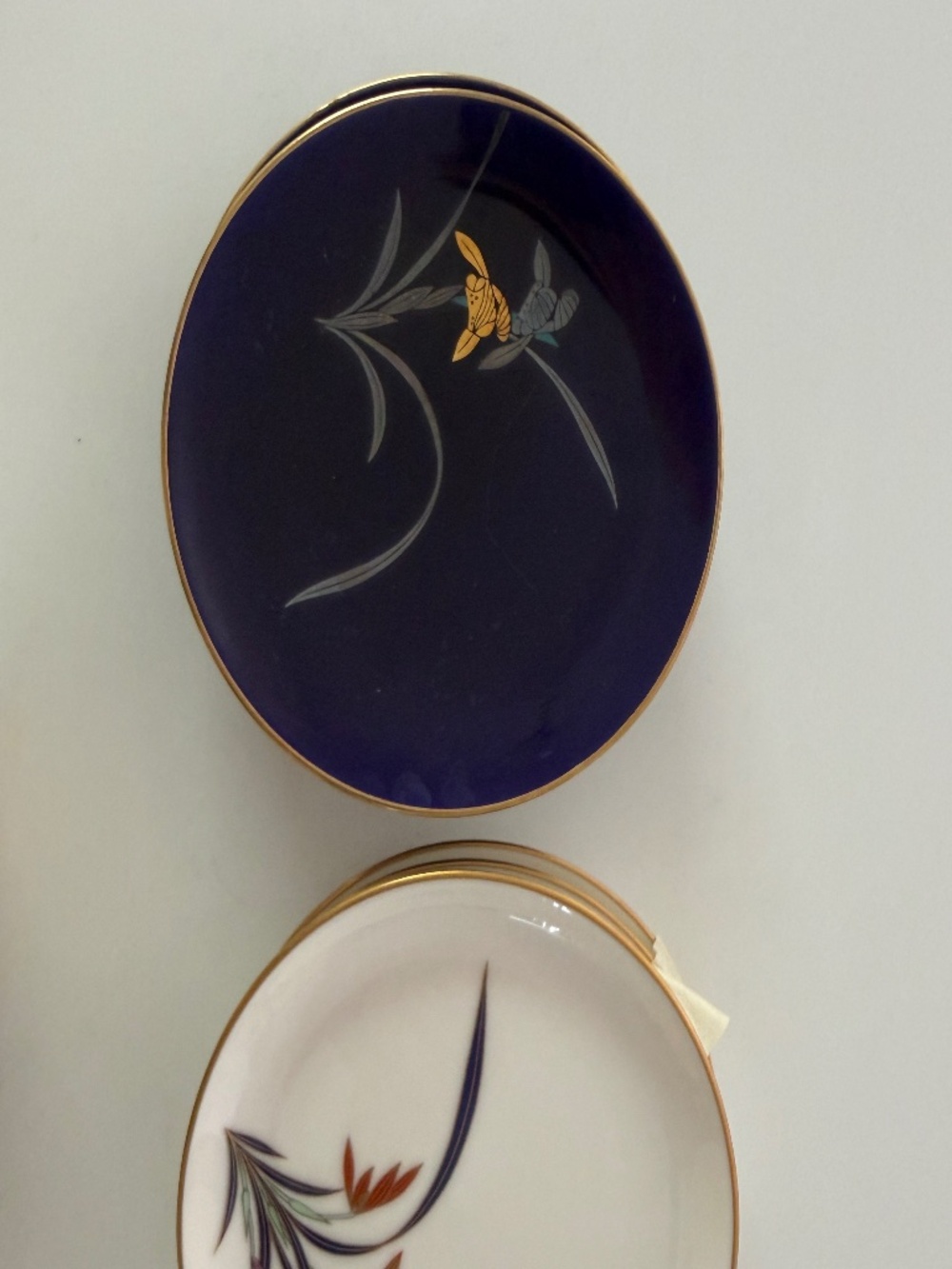 Koransha Arita Porcelain saucer Plates 2 sets